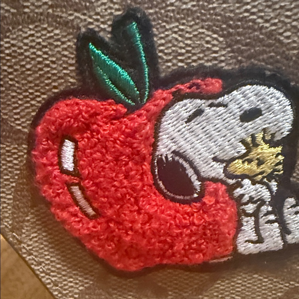 Coach Brown Crossbody Bag with Snoopy Patch - Picture 3 of 7